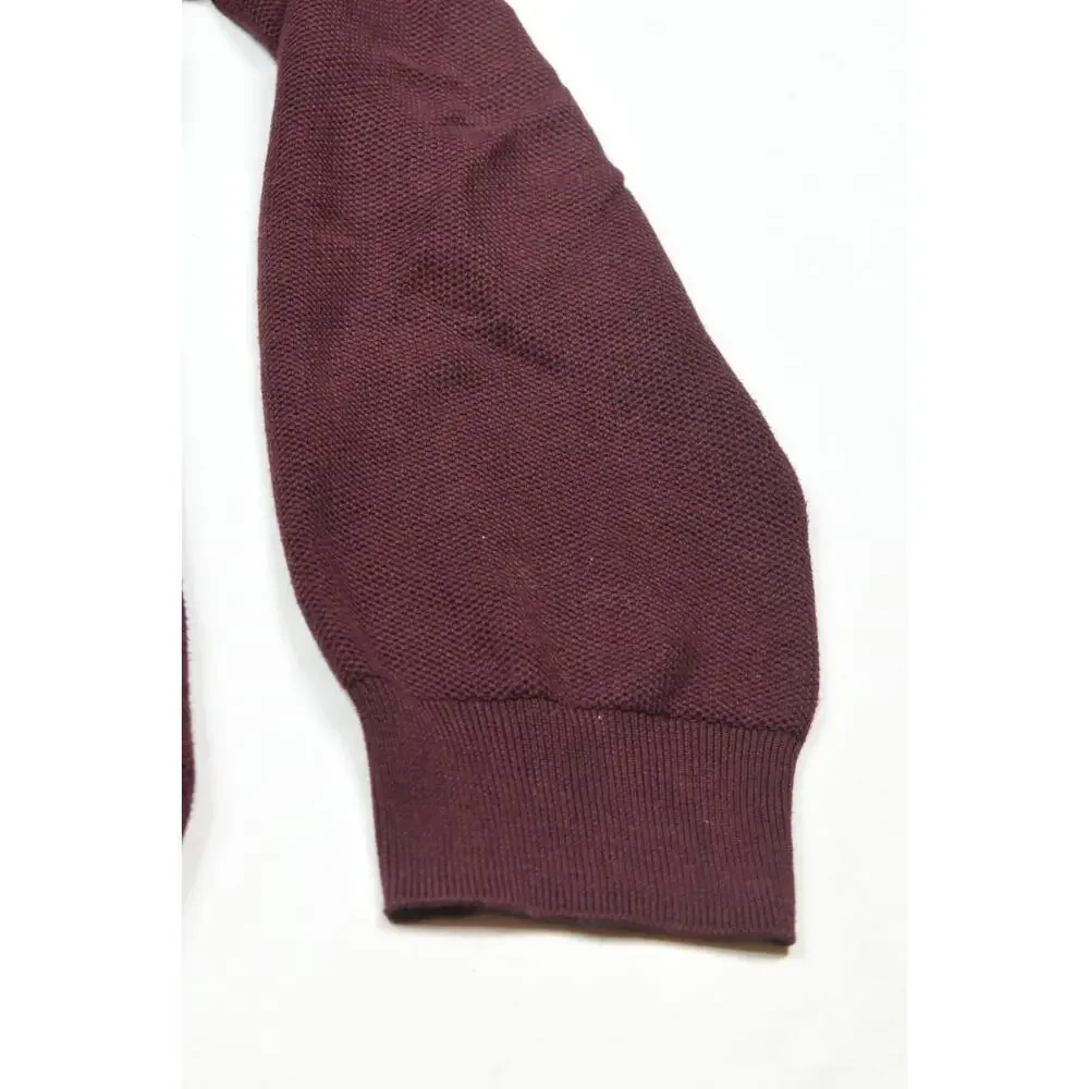 Polo Ralph Lauren 1/4 Zip Pullover Sweater Mens XL Maroon Long Sleeve Cotton